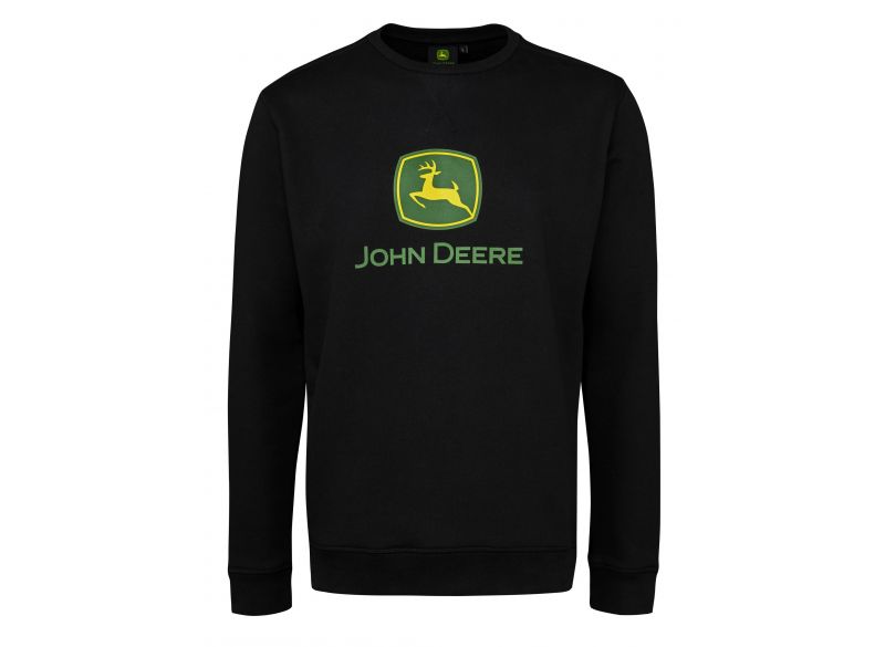 Sweatshirt met klassiek logo zwart