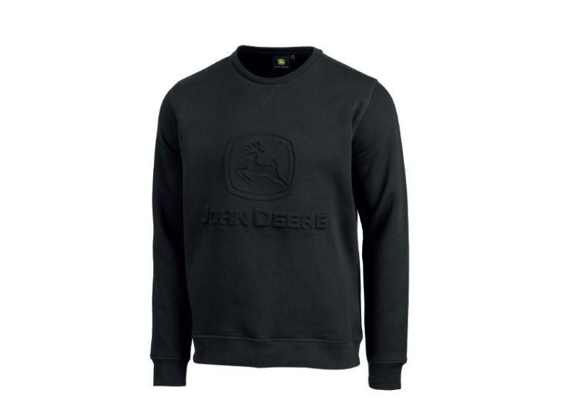 Sweatshirt logo reliëf