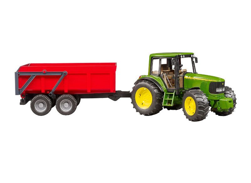 BRUDER 6920-tractor met kipwagen (schaal 1:16)